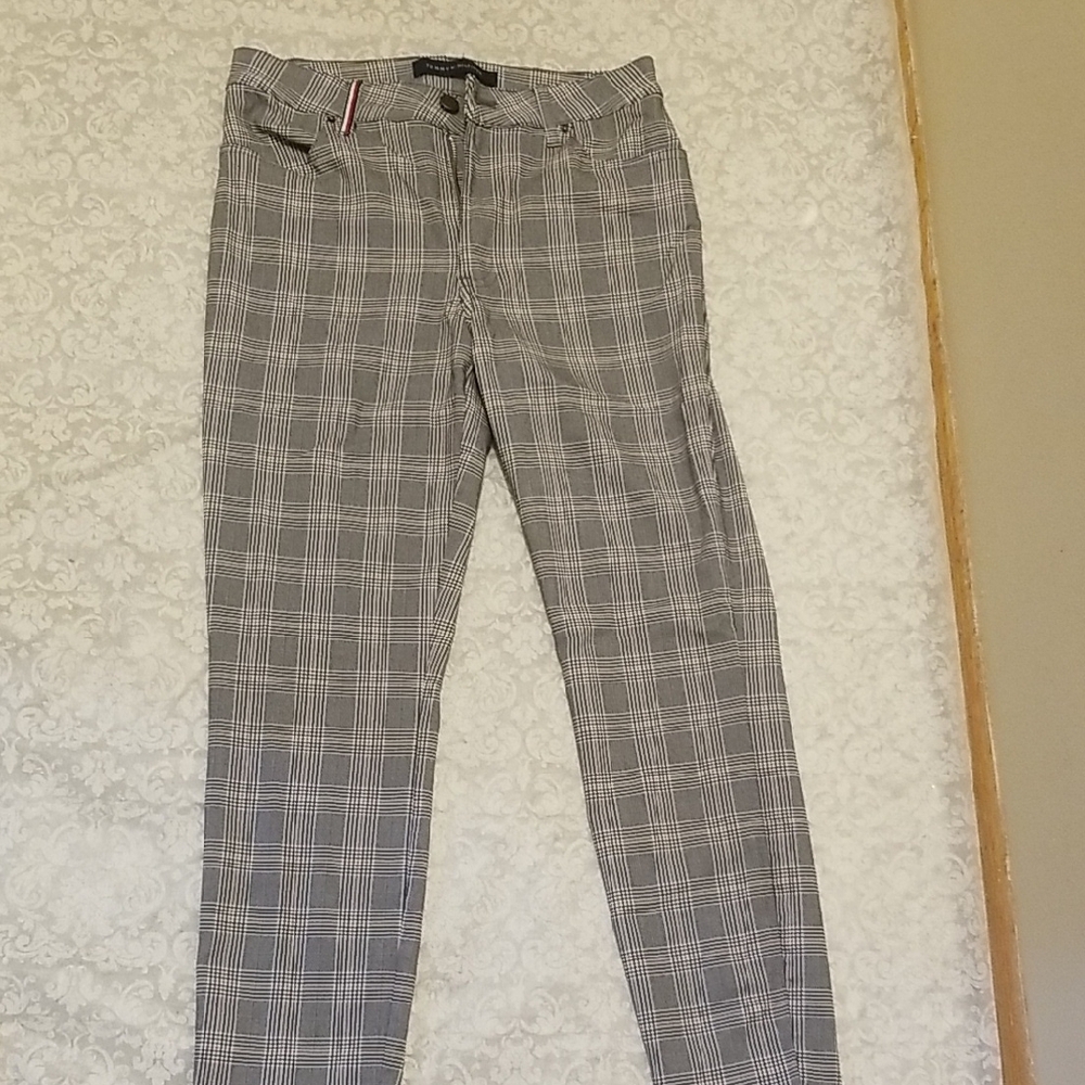 Gray Plaid Men's Pants